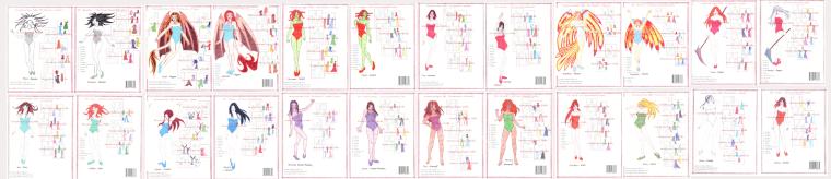 Sample of all 12 ladies in this series